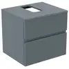 Image de Ideal Standard Finesse Meuble avec plan de toilette l: 60,2 H: 55,8 P: 50,5 cm, 2 tiroirs, E3496UQ,