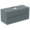 Image de Ideal Standard Finesse Meuble avec plan de toilette l: 120,2 H: 55,8 P: 50,5 cm, 2 tiroirs, E3504UQ,