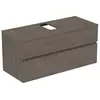 Image de Ideal Standard Finesse Meuble avec plan de toilette l: 120,2 H: 55,8 P: 50,5 cm, 2 tiroirs, E3504UR,
