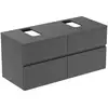 Image de Ideal Standard Finesse Meuble avec plan de toilette l: 120,2 H: 55,8 P: 50,5 cm, 4 tiroirs, E3506Y2,