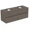 Image de Ideal Standard Finesse Meuble avec plan de toilette l: 140,2 H: 55,8 P: 50,5 cm, 4 tiroirs, E3507UR,