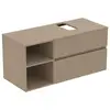 Image de Ideal Standard Finesse Meuble avec plan de toilette l: 120,2 H: 55,8 P: 50,5 cm, 2 tiroirs, E3508UP,