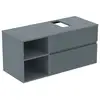Image de Ideal Standard Finesse Meuble avec plan de toilette l: 120,2 H: 55,8 P: 50,5 cm, 2 tiroirs, E3508UQ,