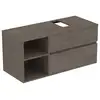 Image de Ideal Standard Finesse Meuble avec plan de toilette l: 120,2 H: 55,8 P: 50,5 cm, 2 tiroirs, E3508UR,