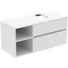Image de Ideal Standard Finesse Meuble avec plan de toilette l: 120,2 H: 55,8 P: 50,5 cm, 2 tiroirs, E3508Y1,