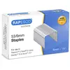 Image de Rapesco 0749 Agrafes Galvanisées de Type 53/6 mm, Lot de 5000