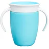 Image de Munchkin Miracle 360 Tasse à Bec | Entraîneur Bébé & Tout-Petits | Sans BPA | Sans Déversement | Étanche | Sevrage 6+ Mois | 7oz/207ml | Bleu