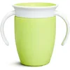Image de Munchkin Miracle 360 Tasse à Bec| Tasse Entraîneur Bébé & Tout-Petits | Sans BPA | Sans Déversement | Étanche | Tasse de Sevrage Bébé 6+ Mois | 7oz/207ml | Vert