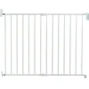 Image de Munchkin Barrière de Sécurité Lindam Easy Close Métallique Bébé & Tout-Petits | Barrière de Sécurité pour Escaliers & Portes | Sans Barre | 64.5-102cm | Blanche