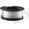 Image de BLACK+DECKER Bobine de Rechange pour Coupe-Bordures, Bobine Reflex, 10 m de Fil en Nylon Reflex, Fil de  1,5 mm, A6481-XJ Noir/Transparent