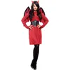 Image de Smiffys Costume diable économique, avec robe, ailes, ceintureet cornes Halloween
