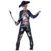 Image de Smiffys Costume pirate deluxe, avec haut & pantalon & chapeau, imprimé sublimation Halloween