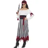 Image de Smiffys Costume piratine, robe avec bracelets, ceinture et bandeau Halloween