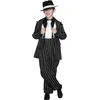 Image de Smiffys Costume zazou, noir, avec veste, pantalon et brassards Halloween