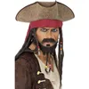 Image de Smiffys Chapeau de pirate, marron, avec dreadlocks Halloween