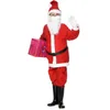 Image de Smiffys Costume de Père Noël pour garçon, Rouge, avec veste, pantalon, bonnet et ceinture Halloween
