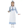 Image de Smiffys Costume d’infirmière de la Première guerre mondiale, bleu, robe, faux tablier et coiffe Halloween