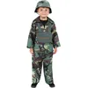 Image de Smiffys Costume garçon militaire, avec haut, pantalon et sac à dos Halloween