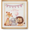 Image de Trimits grands kits de point de croix - compté broderie travaux d'aiguille pour adultes débutants enfants, cadeaux de Noël art mural (cadre non inclus), Tissu Aida 11 fils - Bébé