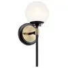 Image de Elstead Lighting Benno Applique murale G9, KL-BENNO1-BK-CPZ,