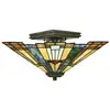 Image de Elstead Lighting Inglenook Plafonnier, E27, QZ-INGLENOOK-SF, Semi-Flush