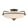 Image de Elstead Lighting Griffin Plafonnier, E27, QZ-GRIFFIN-F-PN,