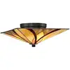 Image de Elstead Lighting Asheville Plafonnier E27, QZ-ASHEVILLE-F,