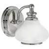 Image de Elstead Lighting Ainsley Applique murale G9, 1 source lumineuse, HK-AINSLEY1-BATH,