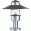 Image de Elstead Lighting Klampenborg Borne d’éclairage E27, KLAMPENBORG-PED-SIL,