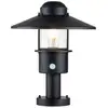Image de Elstead Lighting Klampenborg Borne d’éclairage E27, KLAMPENBORG-PED-PIR-BK,