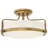 Image de Elstead Lighting Harper Plafonnier E27, HK-HARPER-SFM-HB,