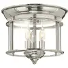 Image de Elstead Lighting Gentry Plafonnier, E14, HK-GENTRY-F-PN,