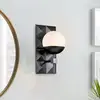 Image de Elstead Lighting Deco Applique murale E14, QN-DECO-1WB-BLK-O,