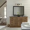 Image de Elstead Lighting Ashland Bay Applique murale à 3 sources lumineuses, QN-ASHLANDBAY3-PC-BATH,