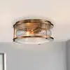 Image de Elstead Lighting Ashland Bay Plafonnier, E27, QN-ASHLANDBAY-F-NBR-BATH,