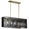 Image de Elstead Lighting Linara Suspension E27 à 5 sources lumineuses, QN-LINARA-ISLE-BK,