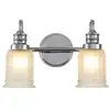 Image de Elstead Lighting Swell Applique murale G9, 2 sources lumineuses, QZ-SWELL2-PC-BATH,