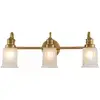 Image de Elstead Lighting Swell Applique murale G9, 3 sources lumineuses, QZ-SWELL3-BB-BATH,
