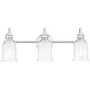 Image de Elstead Lighting Swell Applique murale G9, 3 sources lumineuses, QZ-SWELL3-PC-BATH,