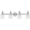 Image de Elstead Lighting Swell Applique murale G9, 4 sources lumineuses, QZ-SWELL4-PC-BATH,
