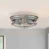 Image de Elstead Lighting Hadrian Plafonnier E27, QN-HADRIAN-FS-AN-CLEAR,