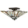 Image de Elstead Lighting Maybeck Plafonnier E27, QZ-MAYBECK-F,