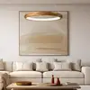 Image de Elstead Lighting Angular Suspension LED, QN-ANGULAR-RING-LED-80-TEAK,