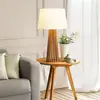 Image de Elstead Lighting Slatted Lampe de table E27, QN-SLATTED-TL-TEAK,