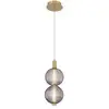 Image de Elstead Lighting Palmas Suspension LED à 2 sources lumineuses, QN-PALMAS-2MP-BG,