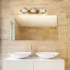 Image de Elstead Lighting Palmas Applique murale LED à 3 sources lumineuses, QN-PALMAS-3W-BG,