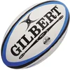 Image de Gilbert Omega Ballon de rugby de match pour homme Bleu / Noir Taille 5
