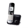 Image de Panasonic KX-TG6811FRB DECT Téléphone Numérique Sans Fil, Base et Combiné Mains Libres, Identification de l'Appelant, Blocage des Appels Indésirables, LCD Mode Éco, Touche Fonction Intelligente,Noir