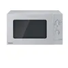 Image de Panasonic NN-GM23QMEPG Four à Micro-Ondes Gril 20L avec Plateau en Verre et Grille Métallique, 800W, Grill 1000W, Décongélation, Réglage par Cadran, Quick 30, Minuterie, Argent