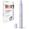Image de Panasonic ES-EF10-V503 Epilateur Sourcils et Poils du Visage pour Femmes, Épilateur Sourcils, Lumière LED, Design Stylo Compact, Piles AA, Lilas